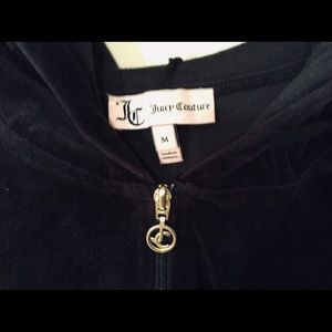 Juicy Couture Robertson Velour full zip sweater.